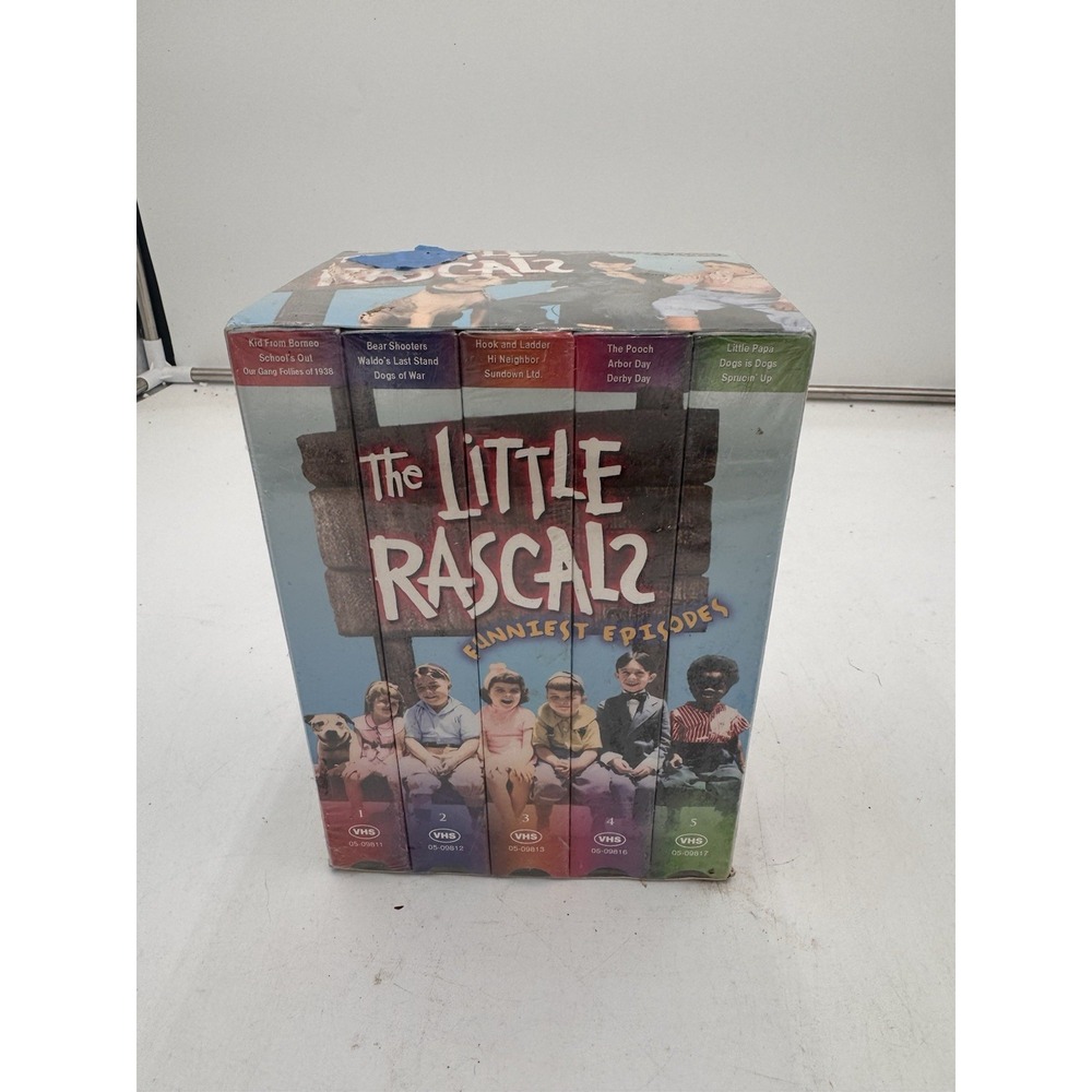 The Little Rascals - Funniest Episodes (VHS, 2002, 5-Tape Set) New Sealed  NEW